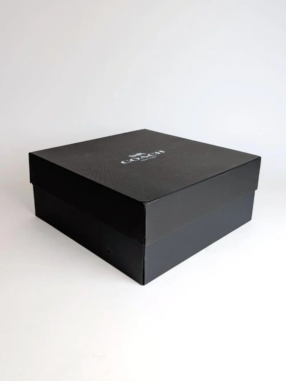 Authentic COACH Large Black Gift Storage Box with Lid